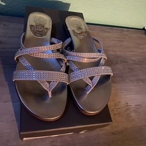 Vincent Cumato Evesie sandal cloudy grey size 7.5